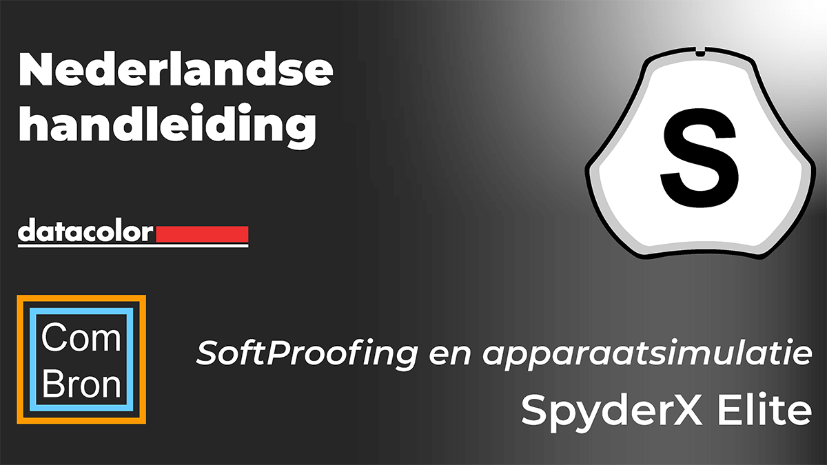 SoftProofing en apparaatsimulatie met de Datacolor SpyderX Elite.