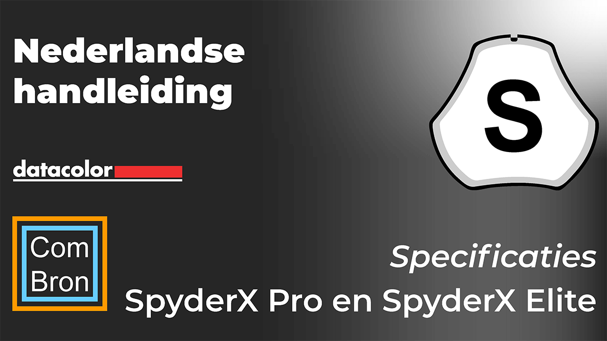 Specificaties Datacolor SpyderX Pro en SpyderX Elite.