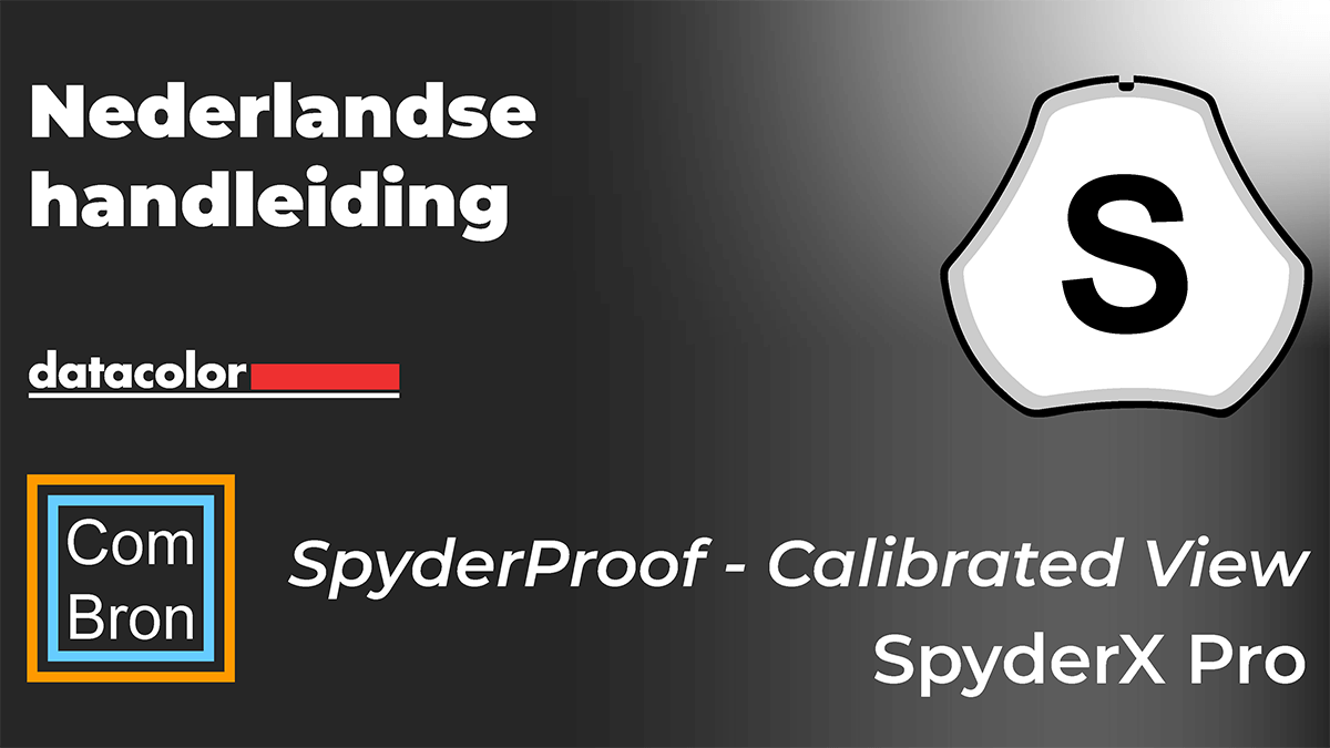 Datacolor SpyderX Pro Calibrated View (SpyderProof).