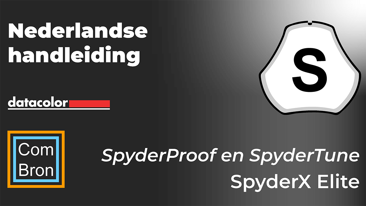 SpyderProof en SpyderTune Datacolor SpyderX Elite.