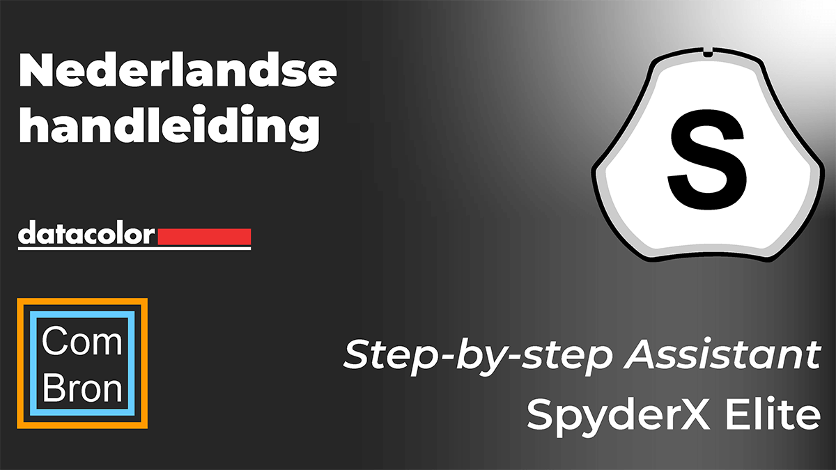 Step-by-step Assistant Datacolor SpyderX Elite Nederlandse handleiding.