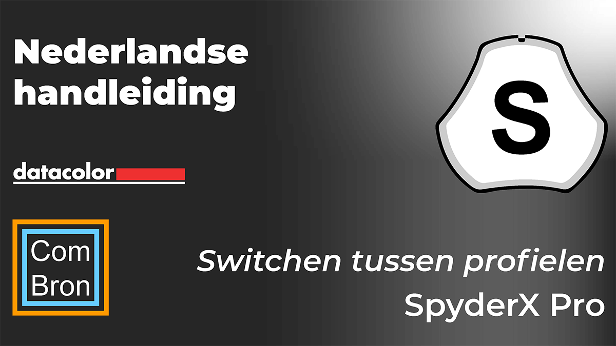 Switchen tussen profielen die met de SpyderX Pro gemaakt zijn.
