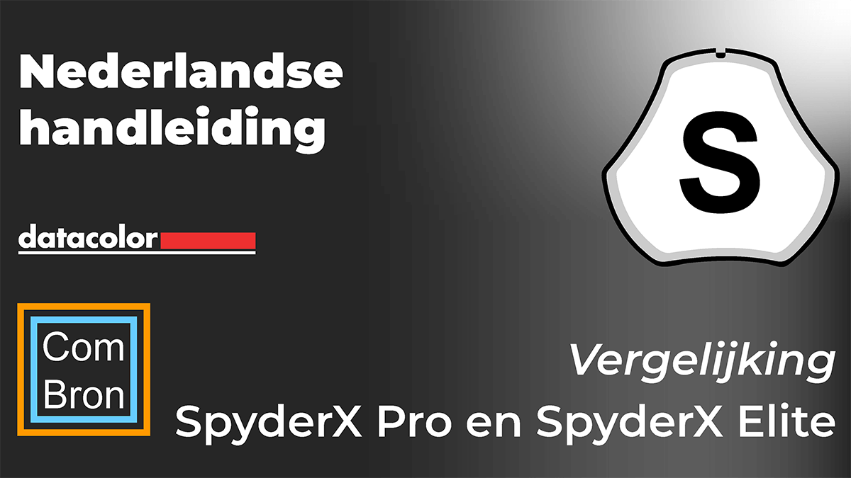 Nederlandse handleiding Datacolor SpyderX. In dit hoofdstuk een vergelijking tussen de Datacolor SpyderX Pro en SpyderX Elite.