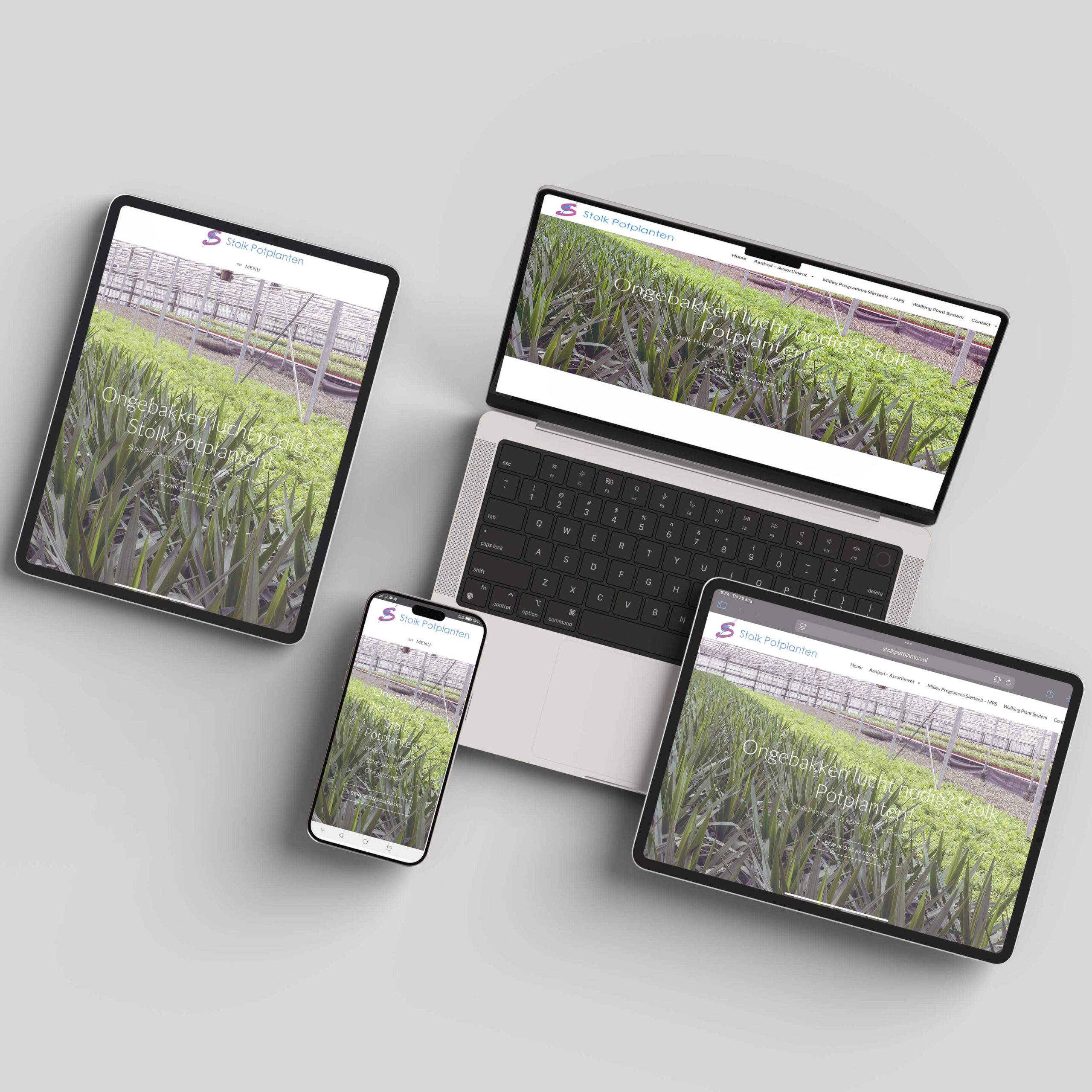 De website van Stolk Potplanten in 's-Gravenzande is een voorbeeld van een 's-Gravenzandse website die door ComBron gemaakt is. De website van Stolk Potplanten in 's-Gravenzande is een voorbeeld van een 's-Gravenzandse website die door ComBron gemaakt is.