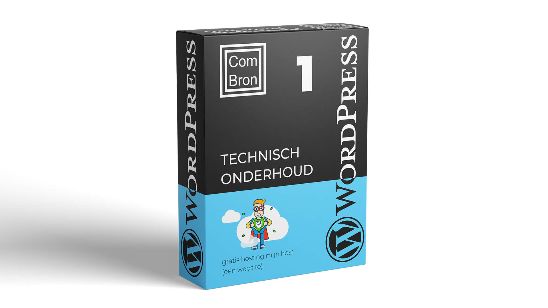 Technisch onderhoudspakket 1 voor websites. "Technisch onderhoud één (1)" is een onderhoudsabonnement waarmee de klanten van ComBron altijd een technisch functionerende en veilige website hebben zonder dat ze er zelf iets aan hoeven te doen.