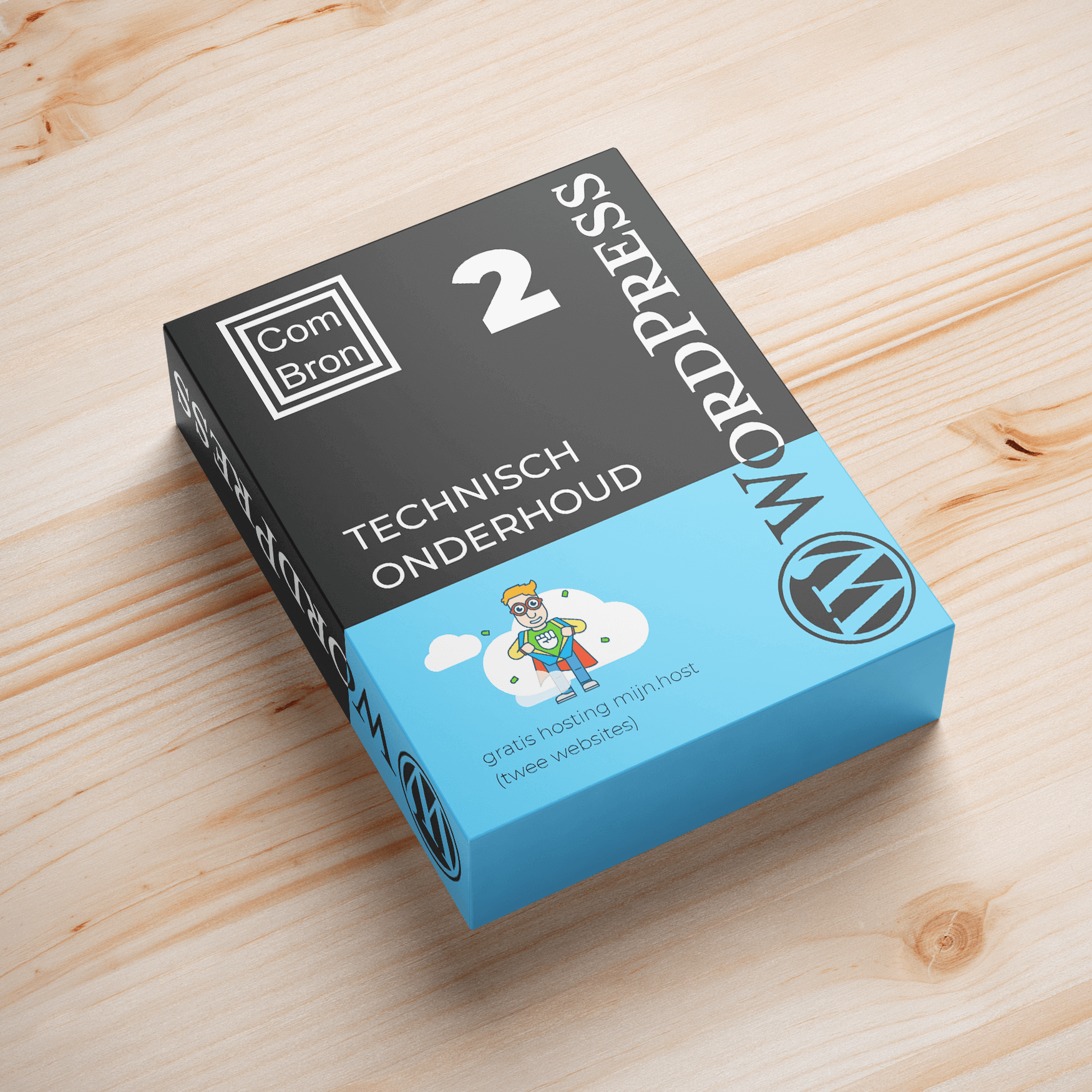 "Technisch onderhoud twee (2)" is een onderhoudsabonnement waarmee de klanten van ComBron altijd twee technisch functionerende en veilige websites hebben zonder dat ze er zelf iets aan hoeven te doen.