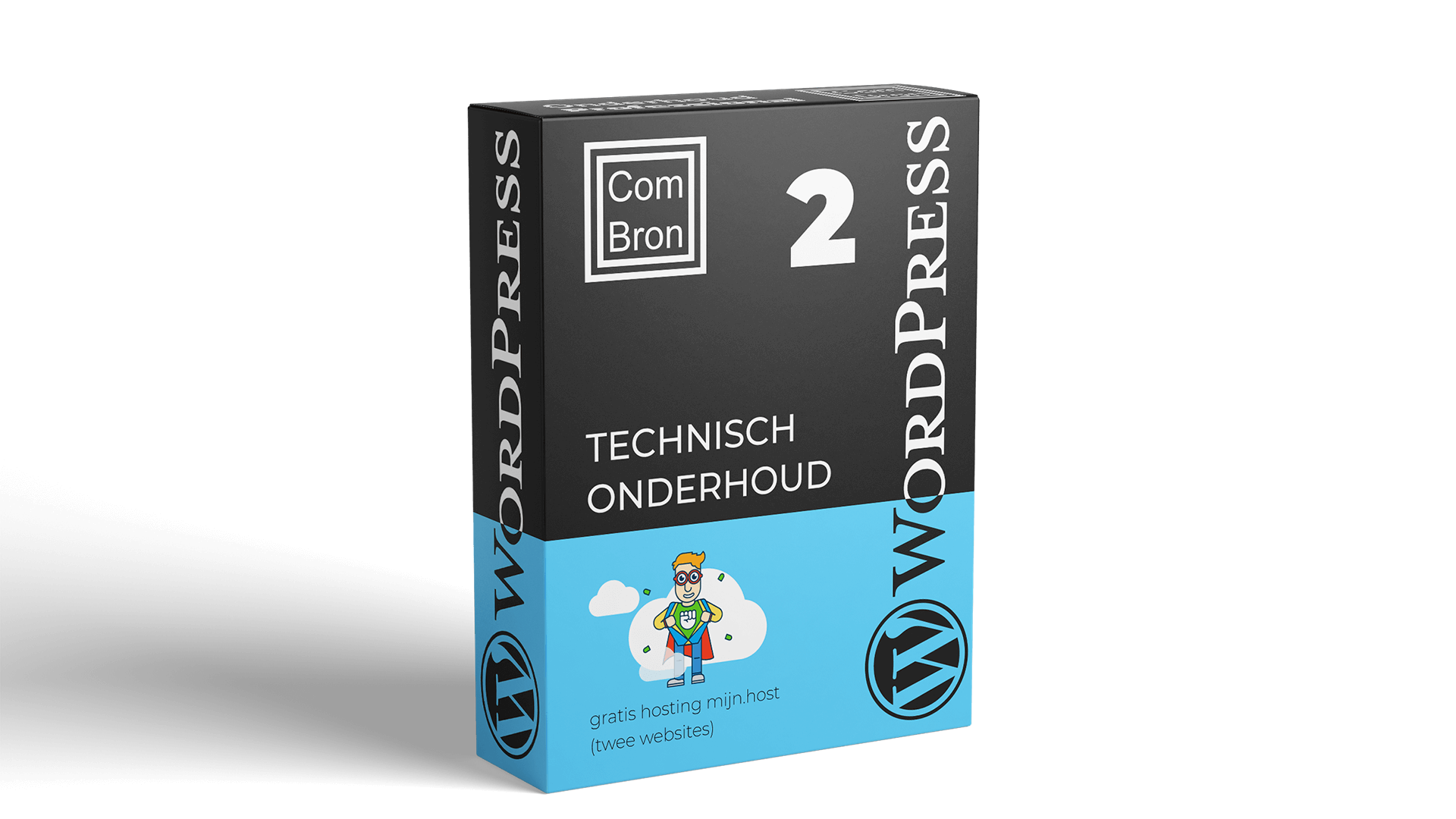 Technisch onderhoudspakket 2 voor websites. "Technisch onderhoud twee (2)" is een onderhoudsabonnement waarmee de klanten van ComBron altijd twee technisch functionerende en veilige websites hebben zonder dat ze er zelf iets aan hoeven te doen.