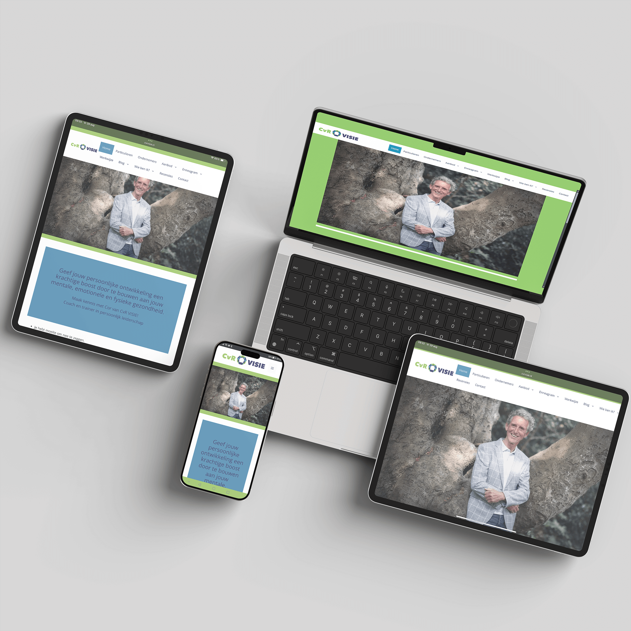 Website CvR Visie van Cor van Ruijven uit Honselersdijk. De website van CvR Visie (Cor van Ruijven) uit Honselersdijk is een voorbeeld van een Westlandse website die door ComBron gemaakt is.